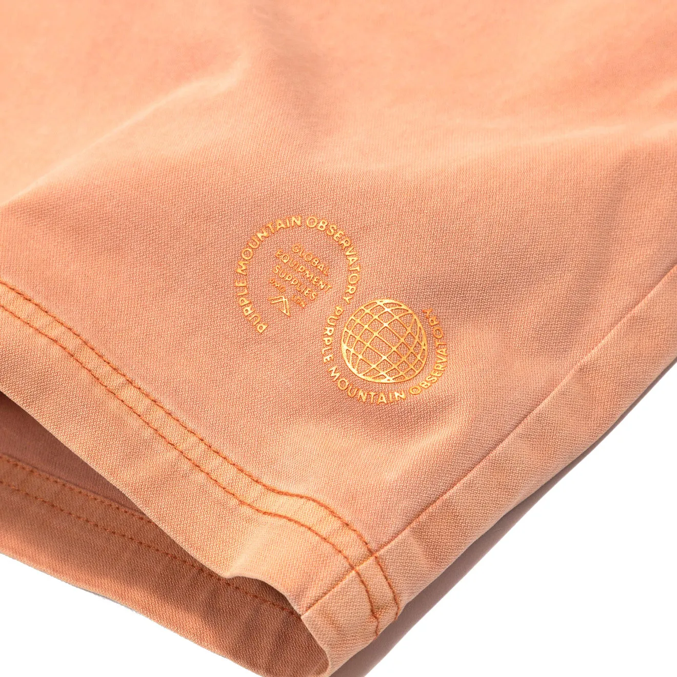 Purple Mountain Observatory Wide Leg Trek Cotton Short Burnt Peach