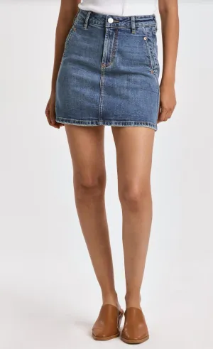 Quinn Denim Skirt In Arden