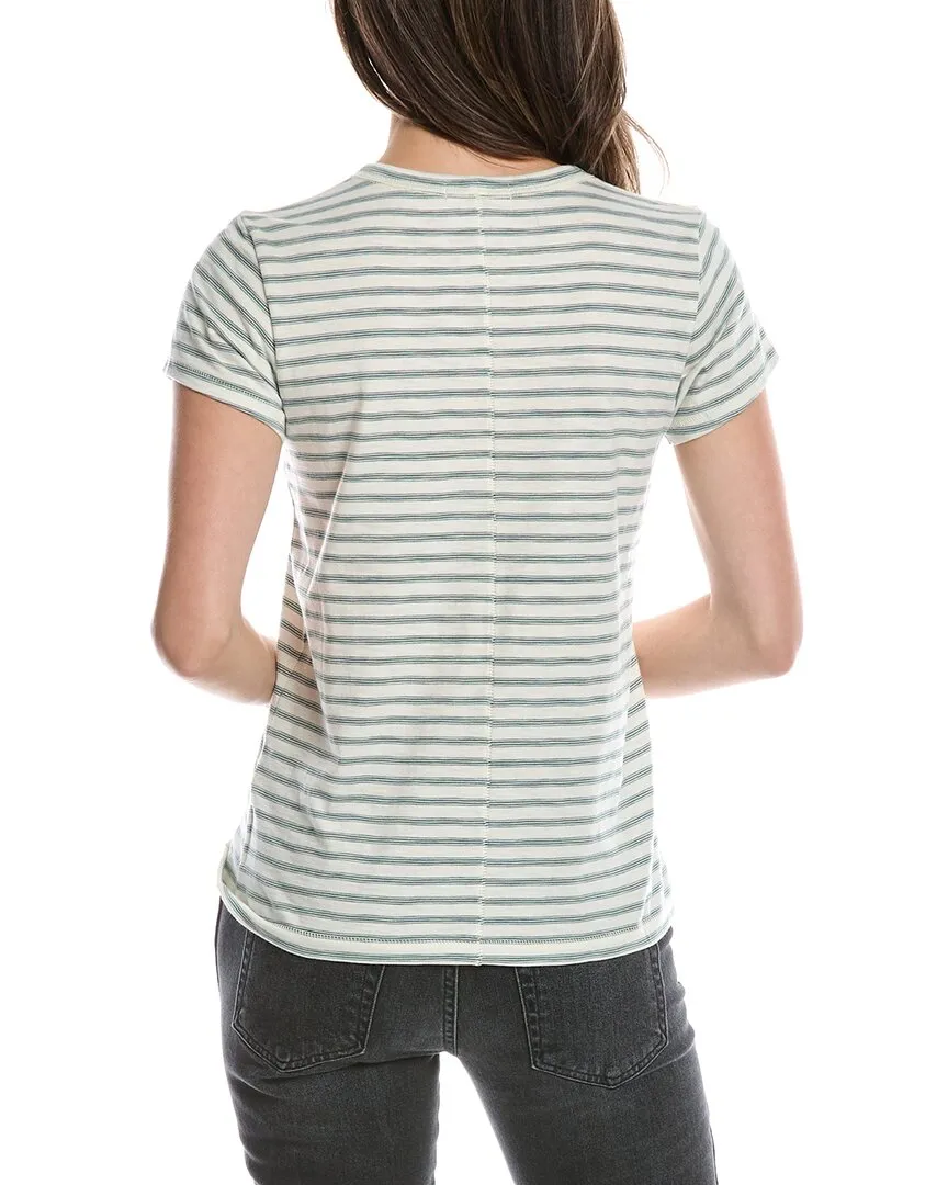 rag & bone The Slub Stripe T-Shirt
