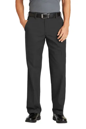 Red Kap Mens Elastic Insert Wrinkle Resistant Pants w/ Pocket - Charcoal Grey