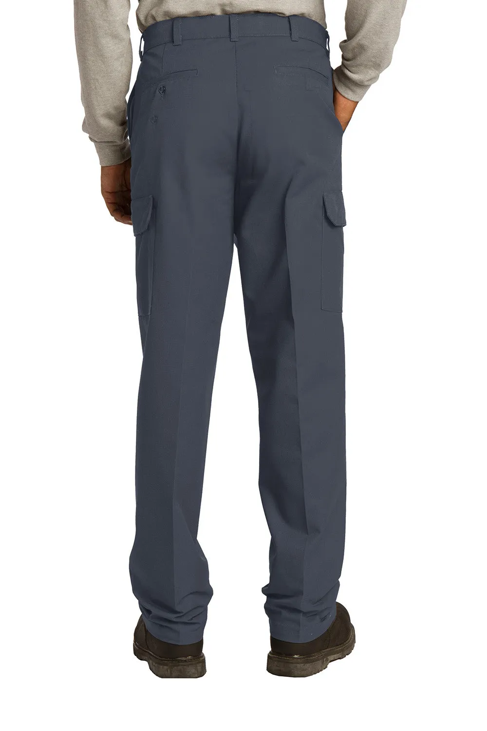 Red Kap Mens Industrial Wrinkle Resistant Cargo Pants w/ Pockets - Charcoal Grey