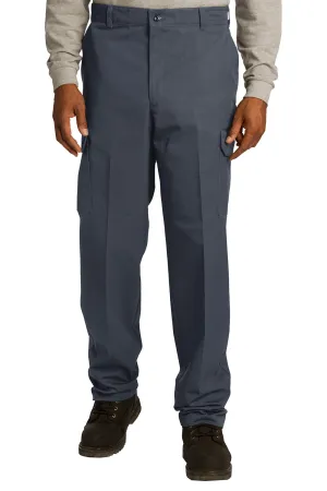 Red Kap Mens Industrial Wrinkle Resistant Cargo Pants w/ Pockets - Charcoal Grey