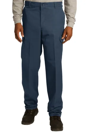Red Kap Mens Industrial Wrinkle Resistant Cargo Pants w/ Pockets - Navy Blue