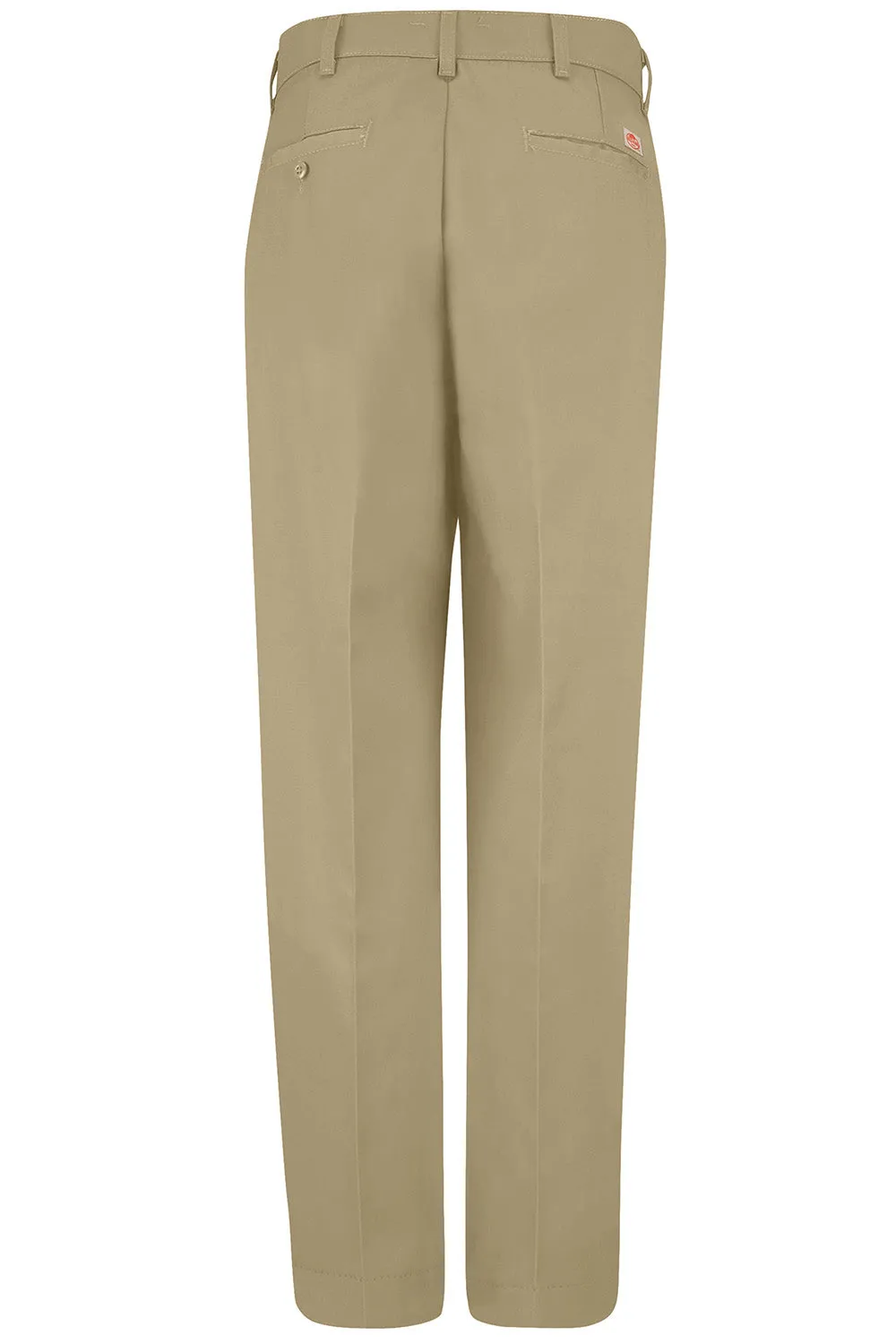 Red Kap Mens Industrial Wrinkle Resistant Work Pants w/ Pockets - Khaki Brown