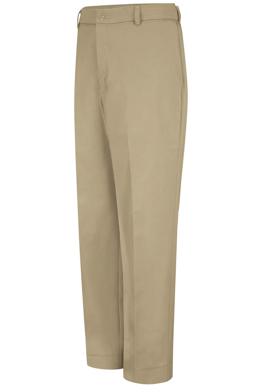 Red Kap Mens Industrial Wrinkle Resistant Work Pants w/ Pockets - Khaki Brown