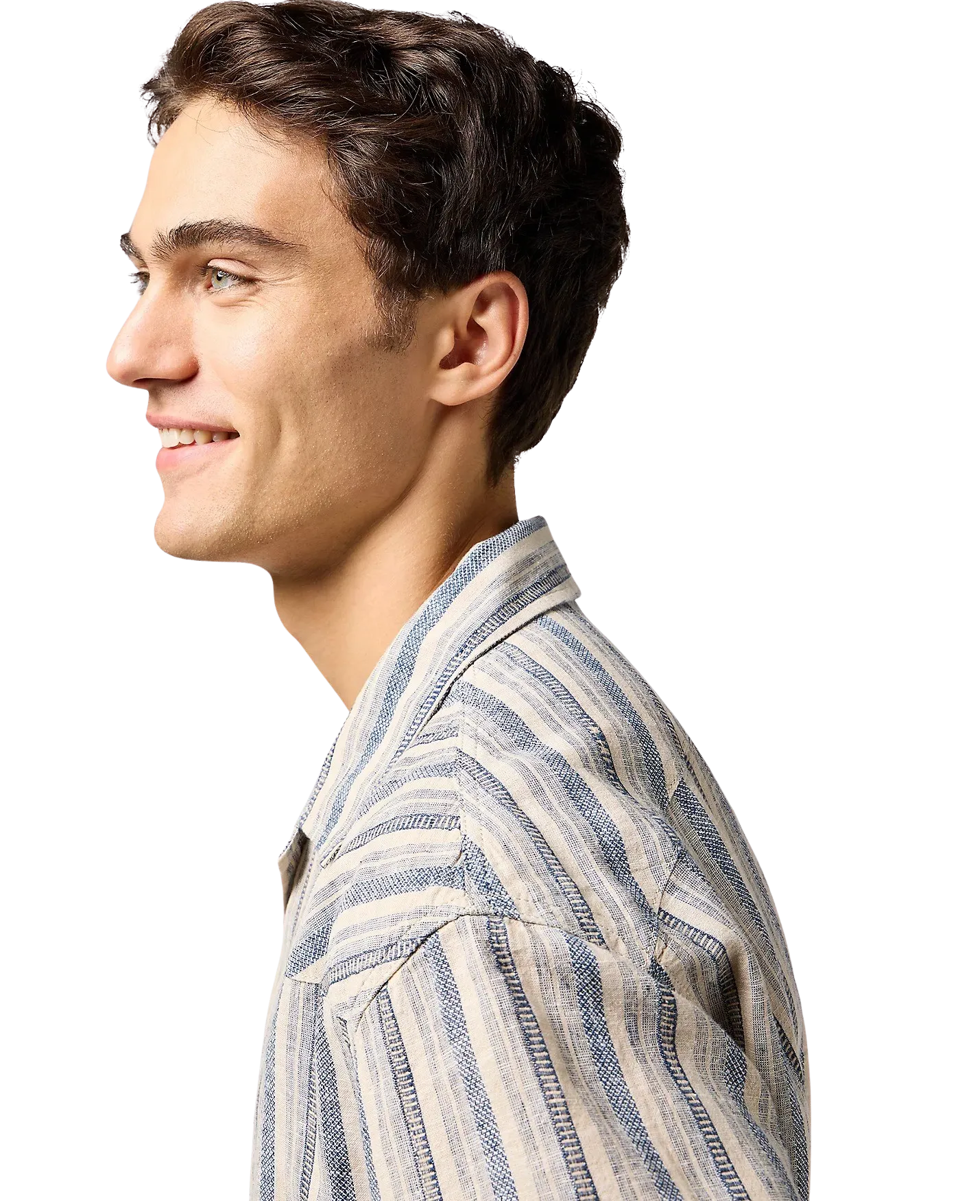Resort Shirt in Indigo Stripe