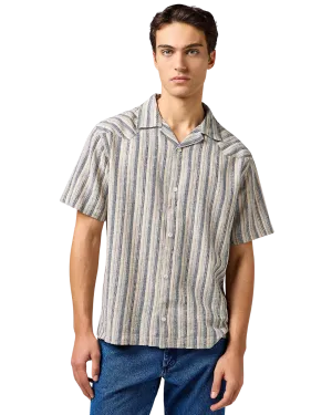 Resort Shirt in Indigo Stripe