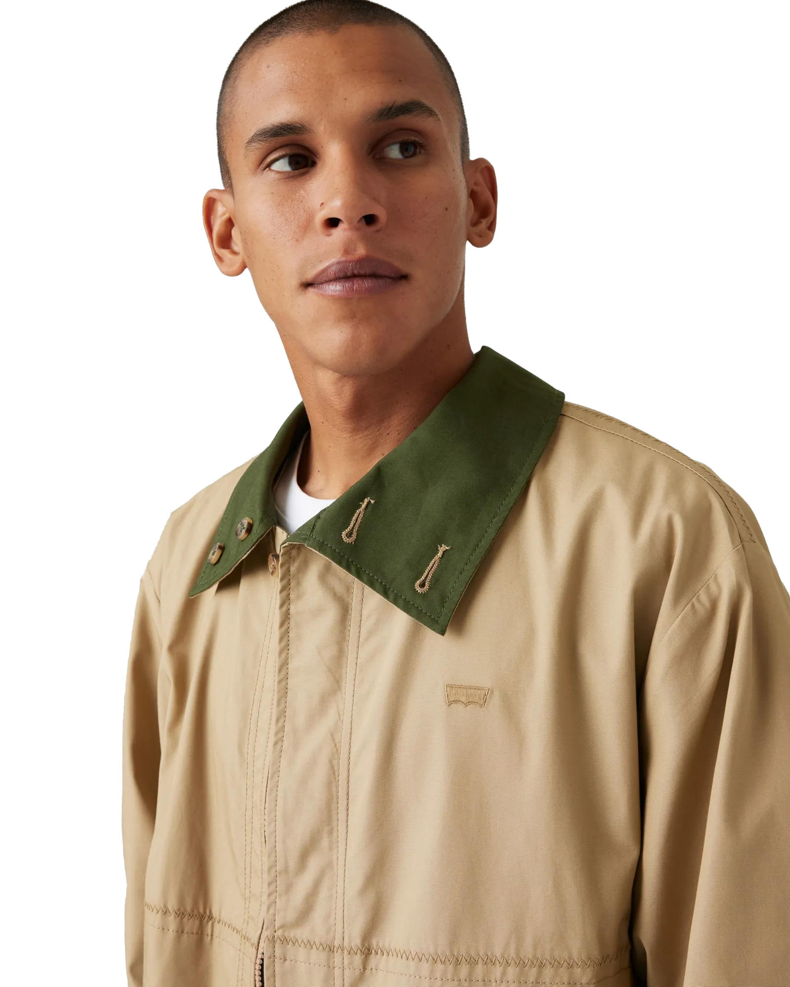 Rex Reversible Canvas Jacket in Harvest Gold