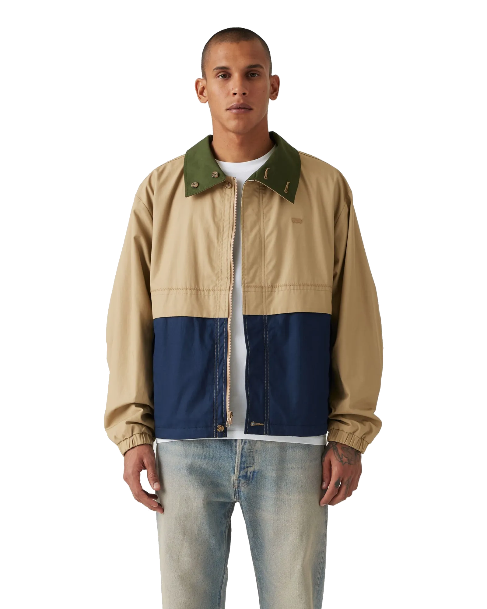 Rex Reversible Canvas Jacket in Harvest Gold