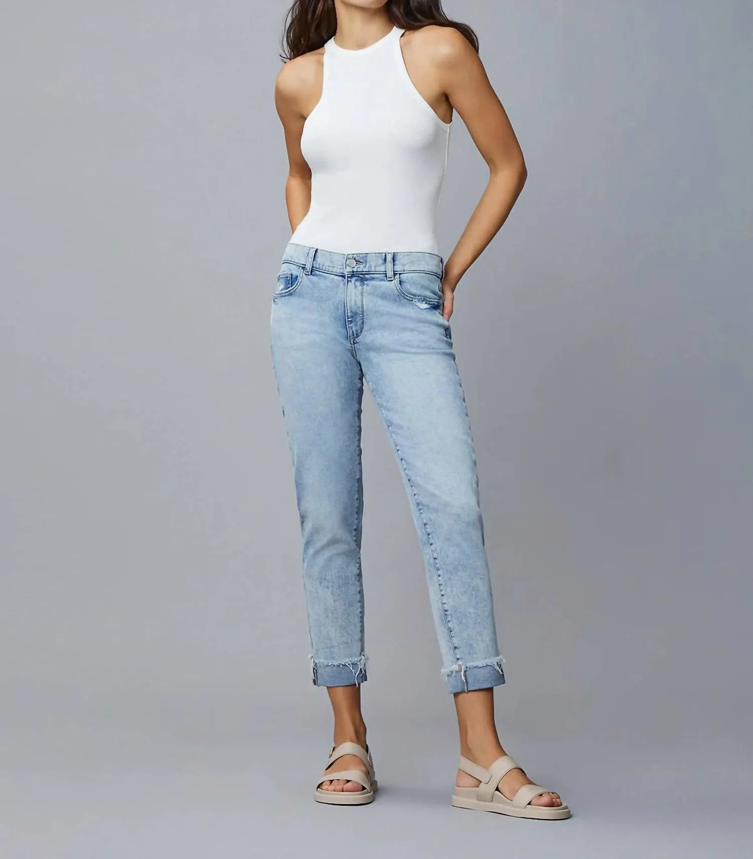 Riley Boyfriend Jean In Super Light