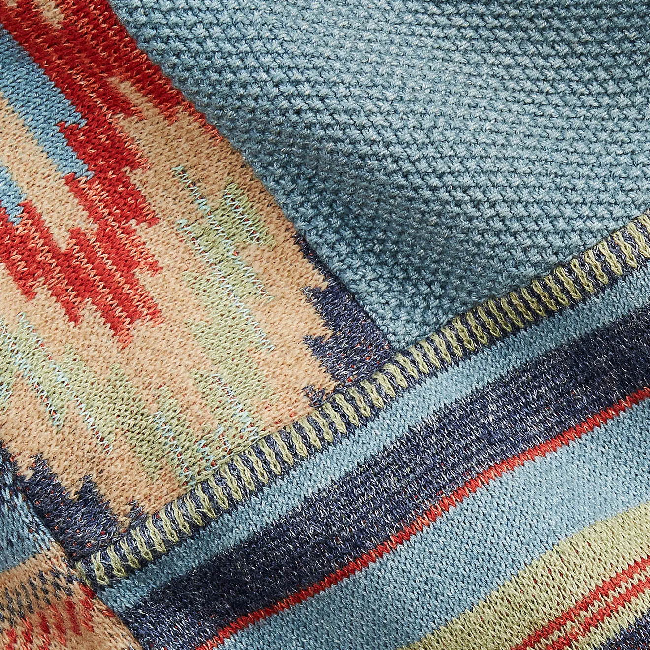 RRL by Ralph Lauren Patchwork Workshirt Jumper Rust Multi