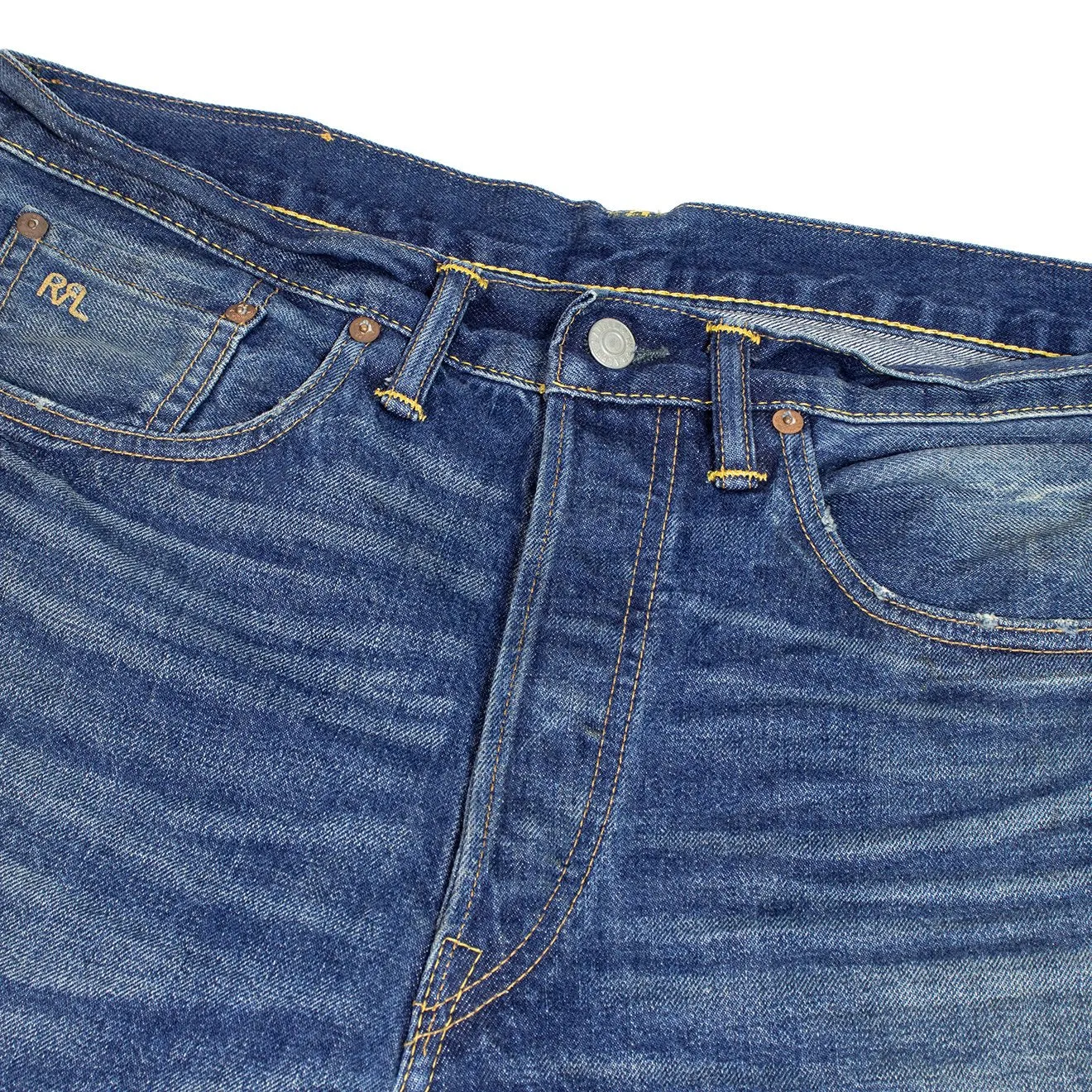 RRL by Ralph Lauren Vintage Selvedge 5 pocket Denim Blue