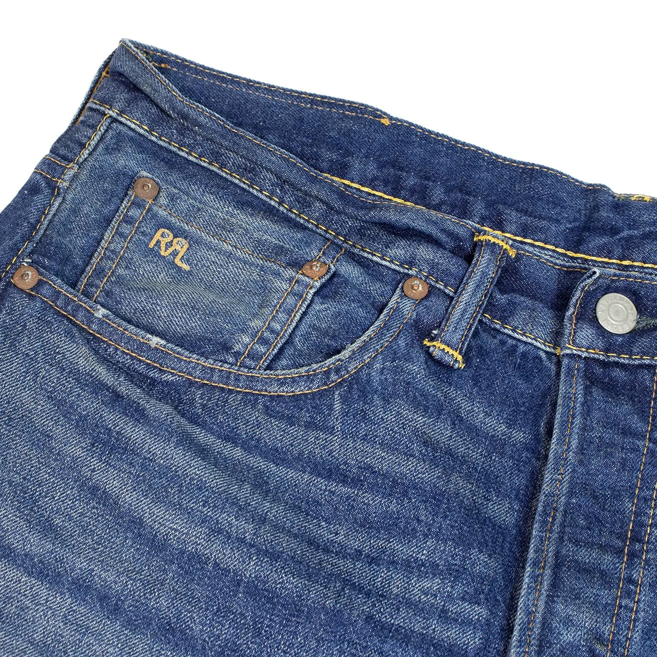 RRL by Ralph Lauren Vintage Selvedge 5 pocket Denim Blue