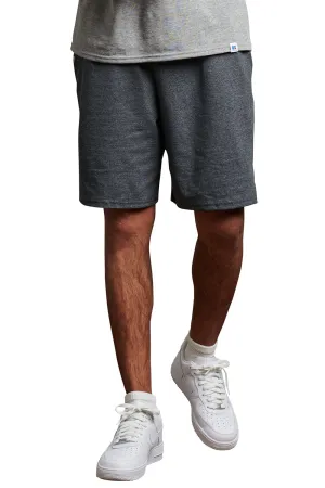 Russell Athletic Mens Classic Jersey Shorts w/ Pockets - Heather Black