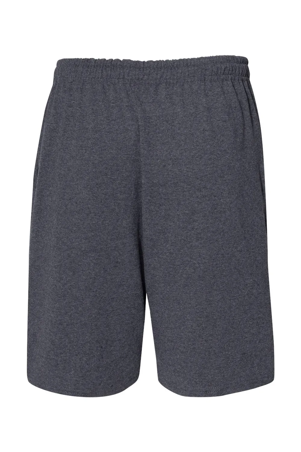 Russell Athletic Mens Classic Jersey Shorts w/ Pockets - Heather Black