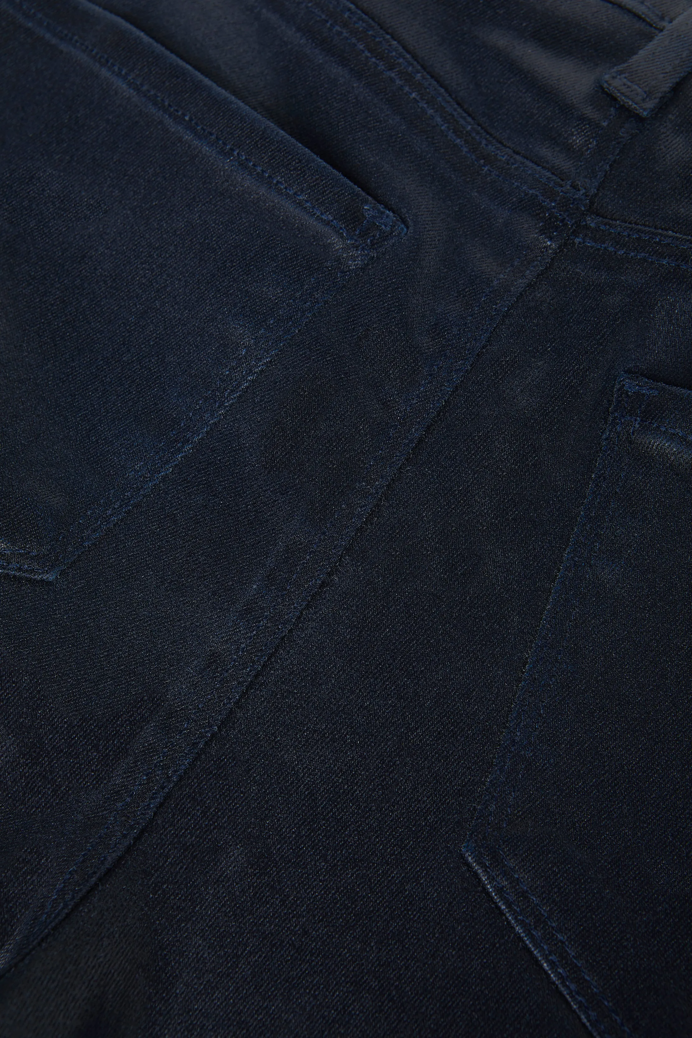 Ruth Coated Straight-Leg Jean