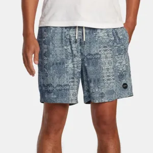 RVCA Escape Beach Trip Elastic 17" Trunk- Blue