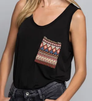Ryan Tank In Black