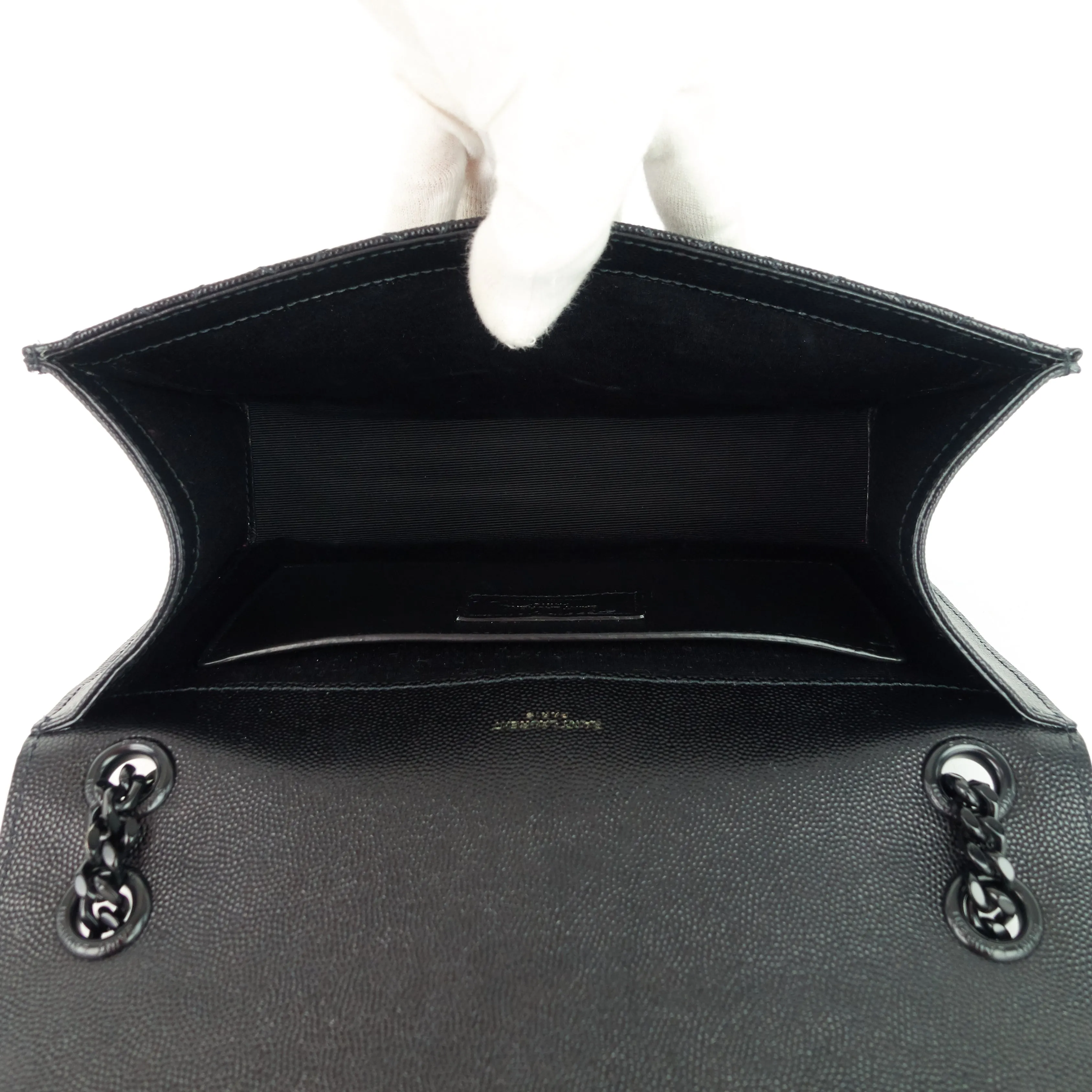 Saint Laurent Bags Envelope Medium Grain de Poudre Matelassé Calfskin Shoulder Bag