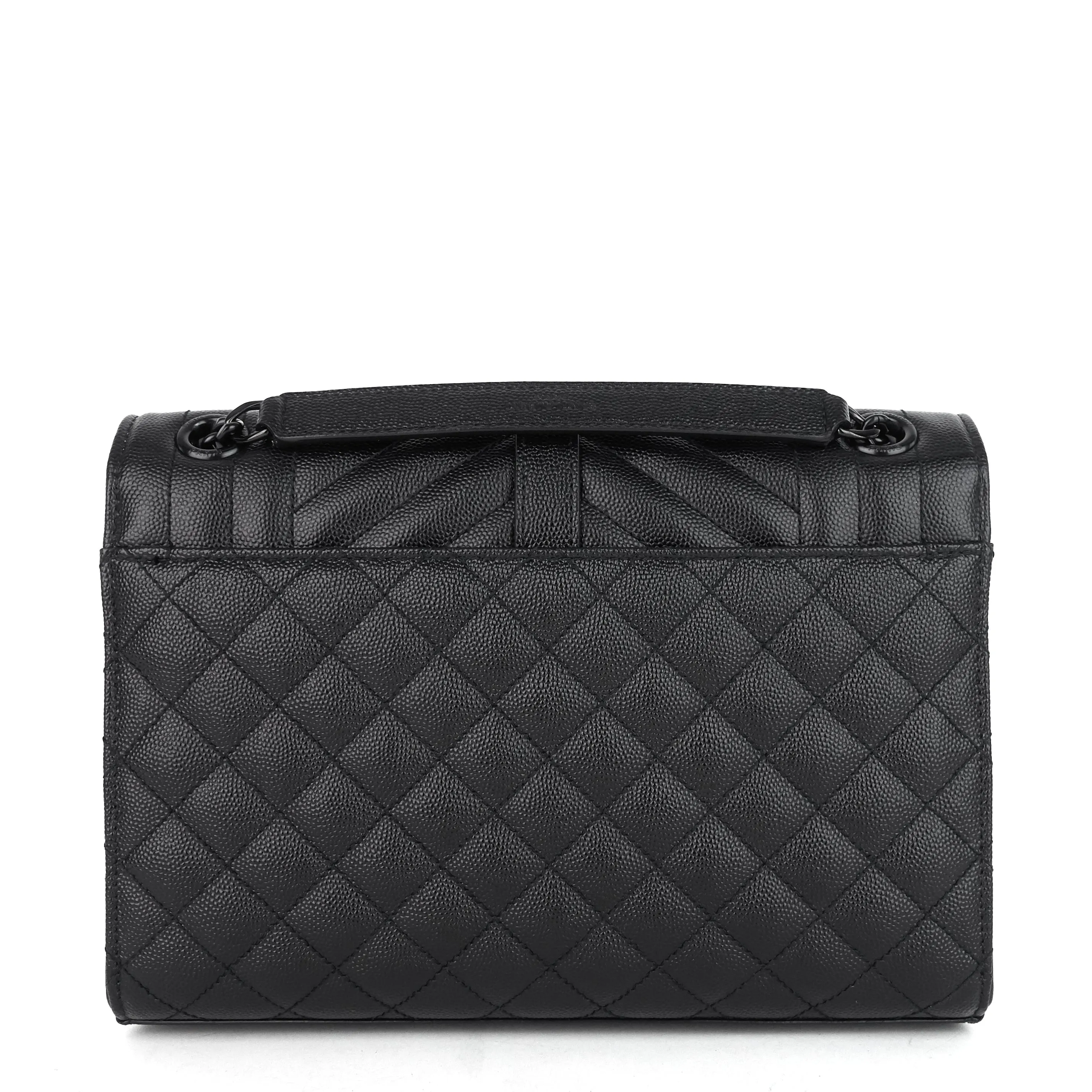 Saint Laurent Bags Envelope Medium Grain de Poudre Matelassé Calfskin Shoulder Bag