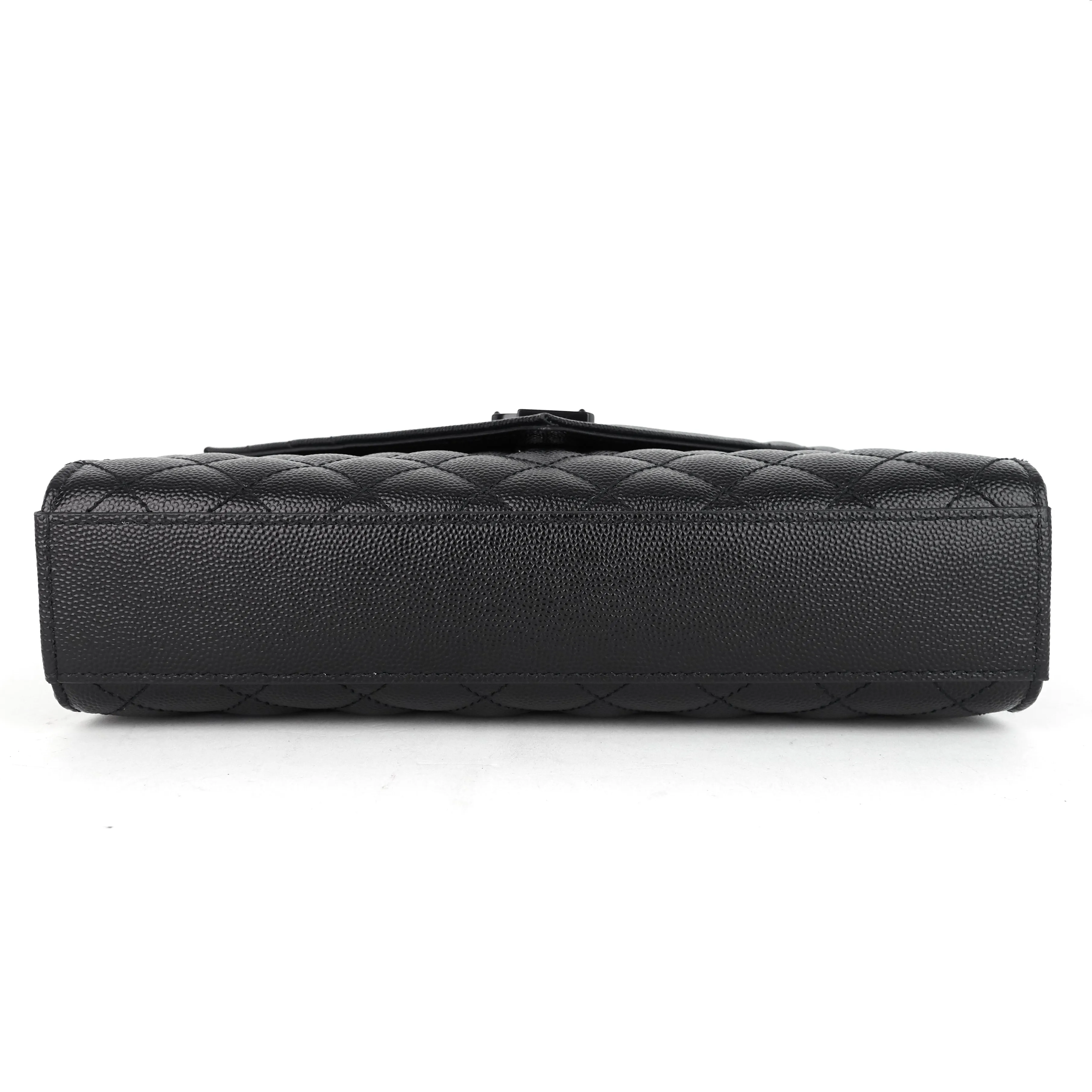 Saint Laurent Bags Envelope Medium Grain de Poudre Matelassé Calfskin Shoulder Bag