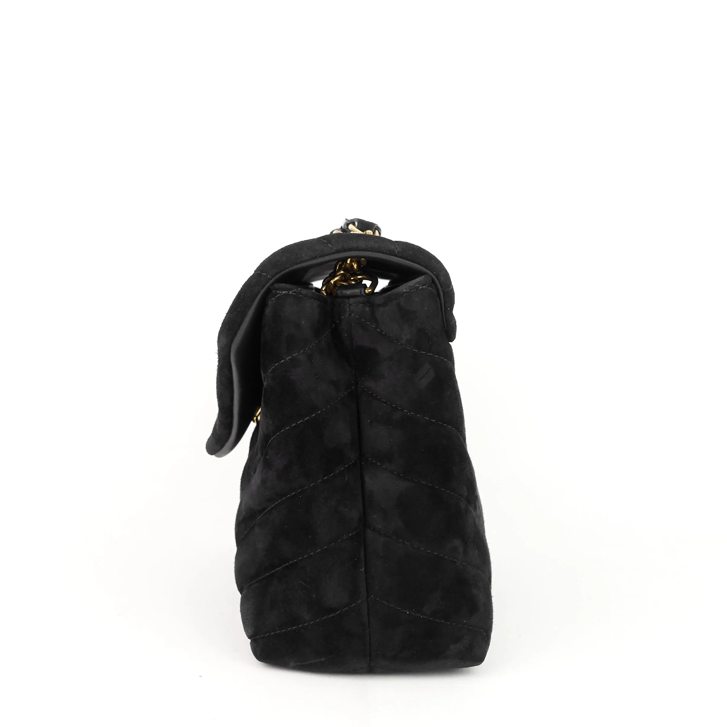 Saint Laurent Bags Loulou Medium Suede Shoulder Bag