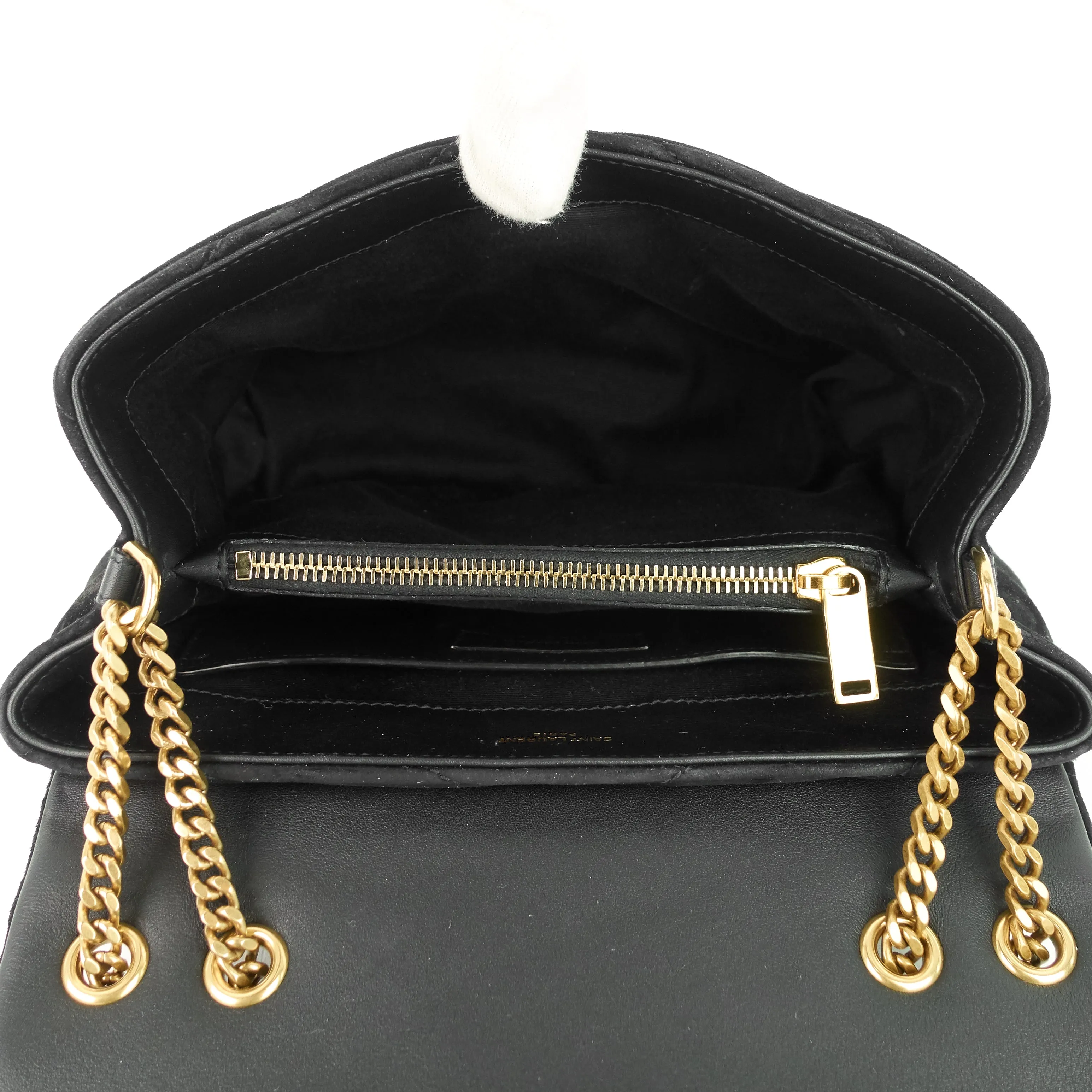 Saint Laurent Bags Loulou Medium Suede Shoulder Bag