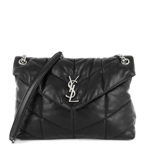 Saint Laurent Bags Loulou Puffer Medium Lambskin Bag