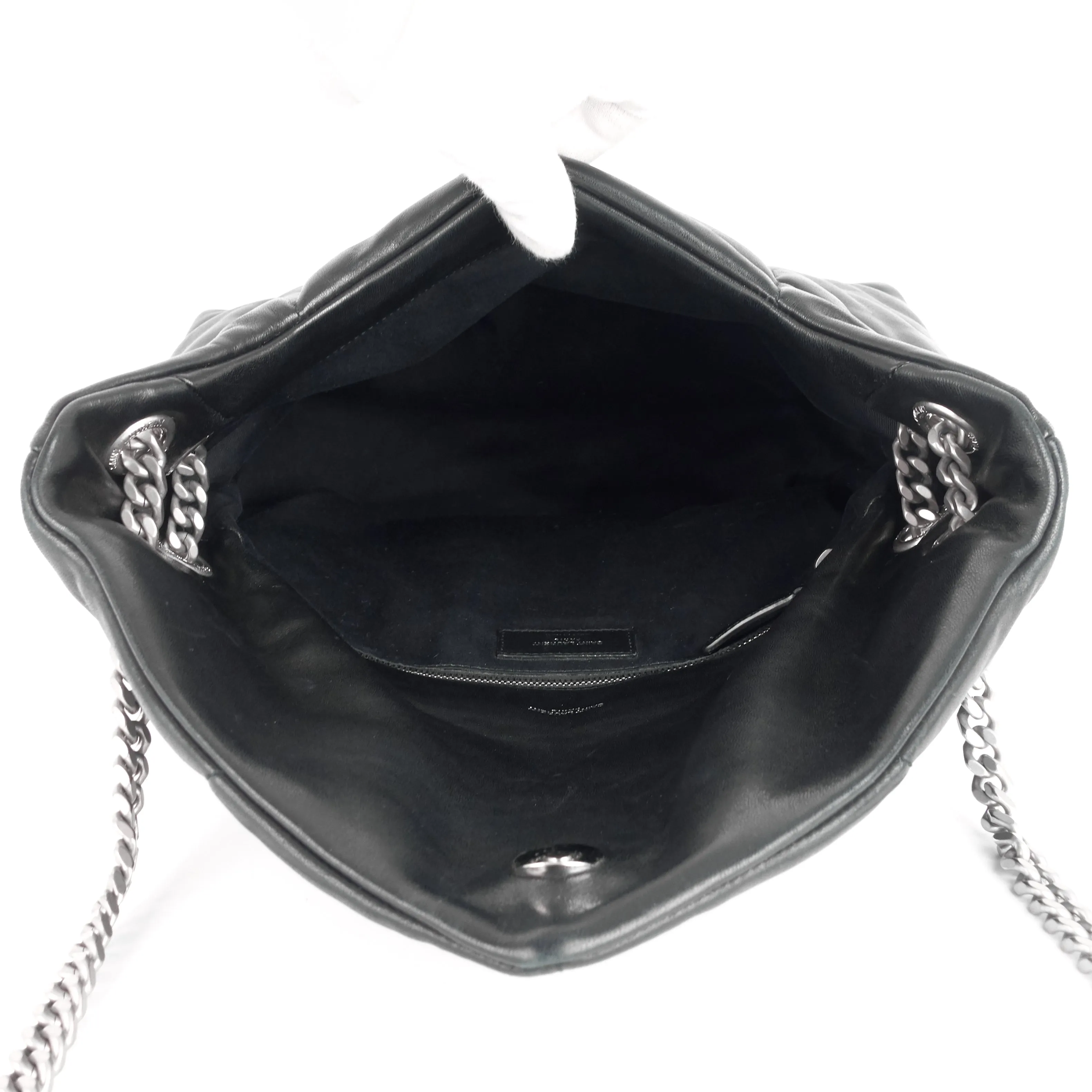 Saint Laurent Bags Loulou Puffer Medium Lambskin Leather Bag