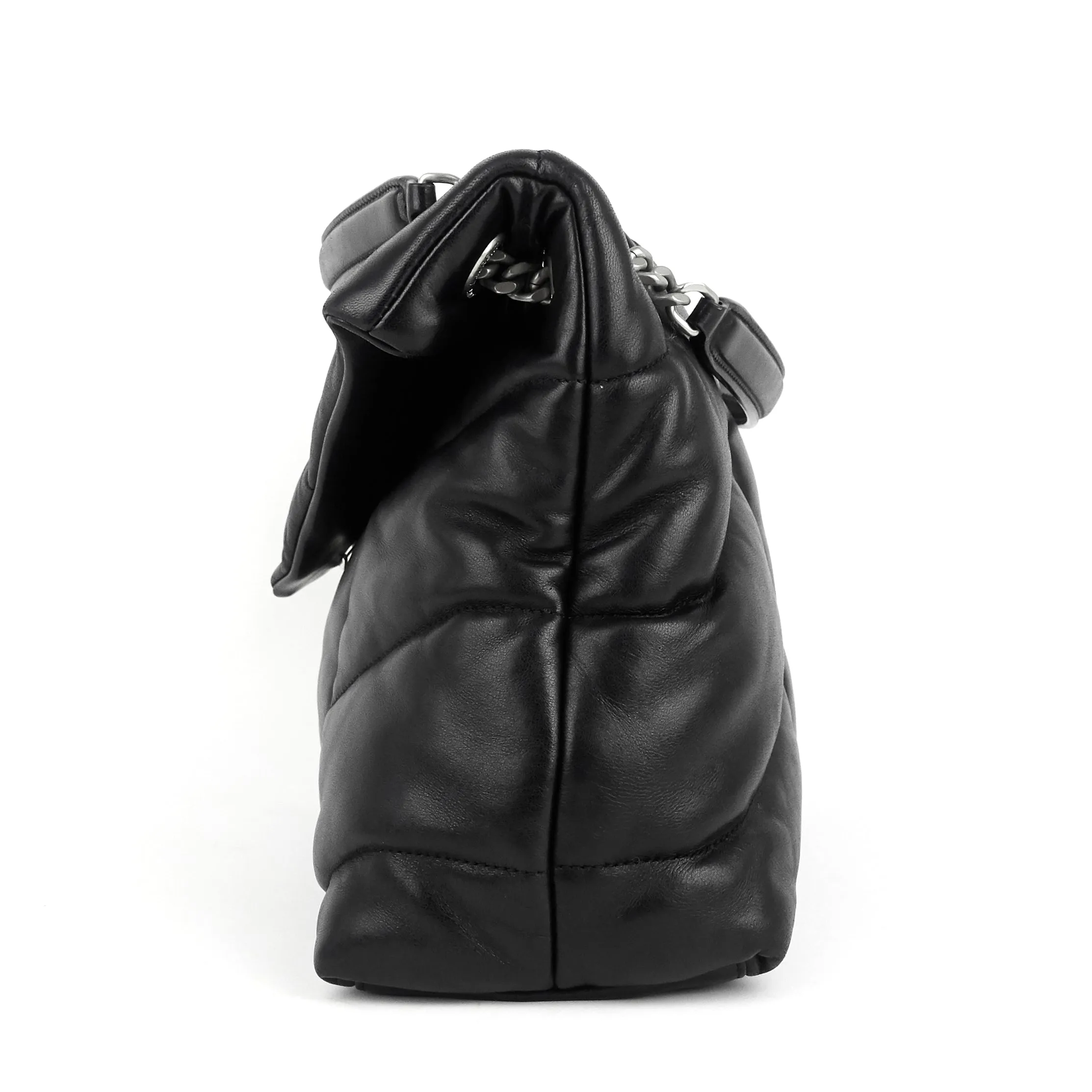 Saint Laurent Bags Loulou Puffer Medium Lambskin Leather Bag
