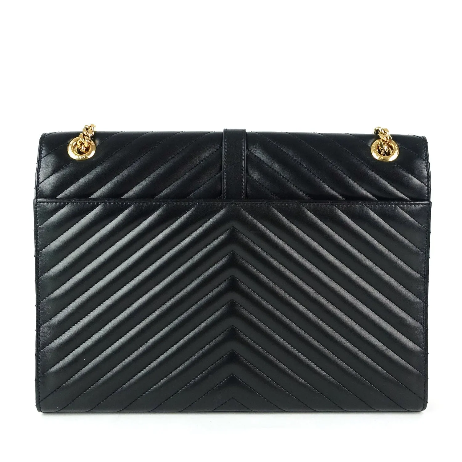 Saint Laurent Bags Matalasse Chevron Calf Leather Large Bag