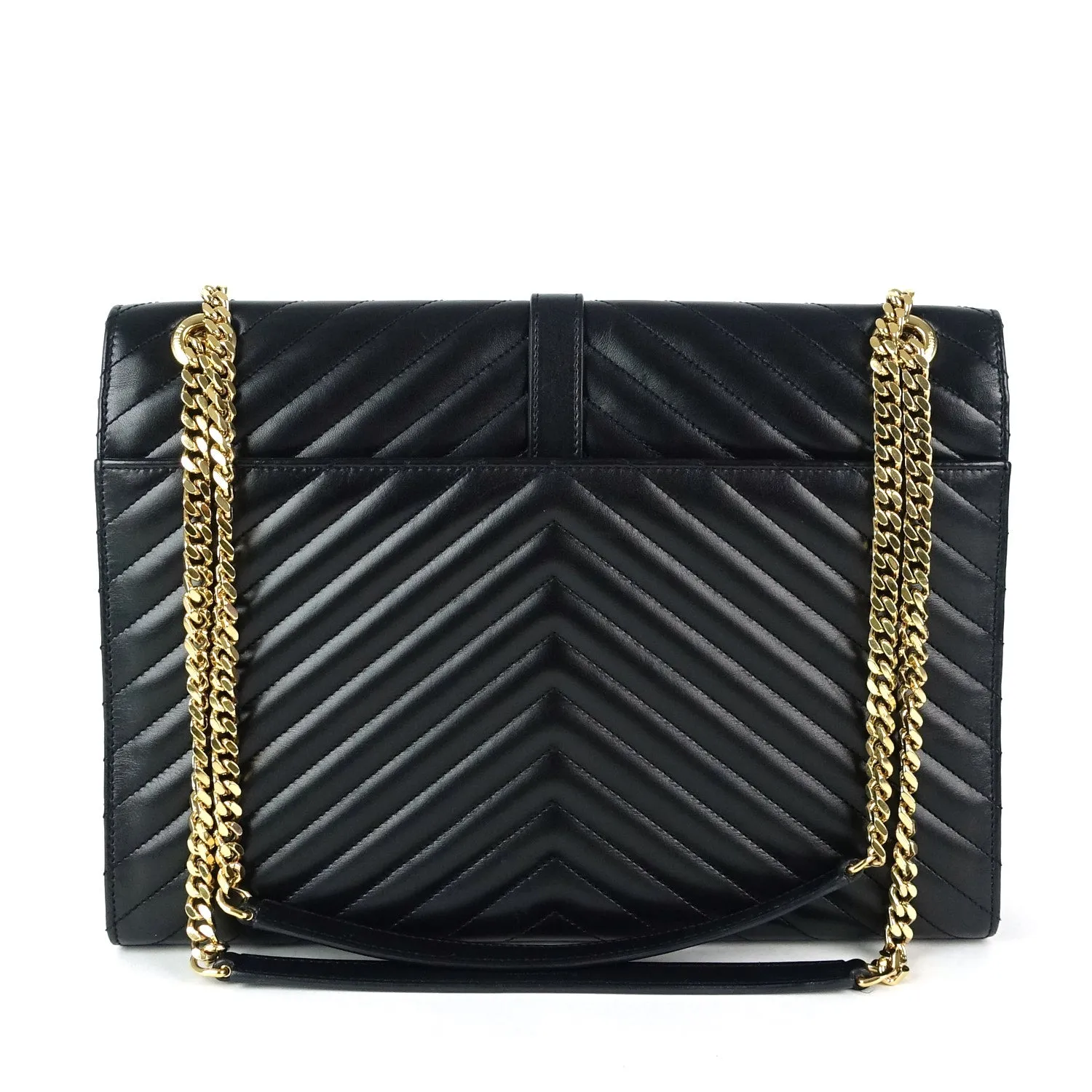 Saint Laurent Bags Matalasse Chevron Calf Leather Large Bag