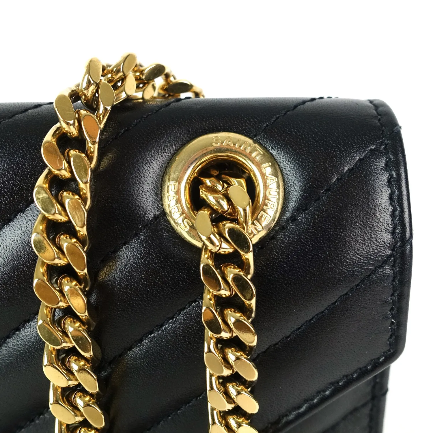 Saint Laurent Bags Matalasse Chevron Calf Leather Large Bag