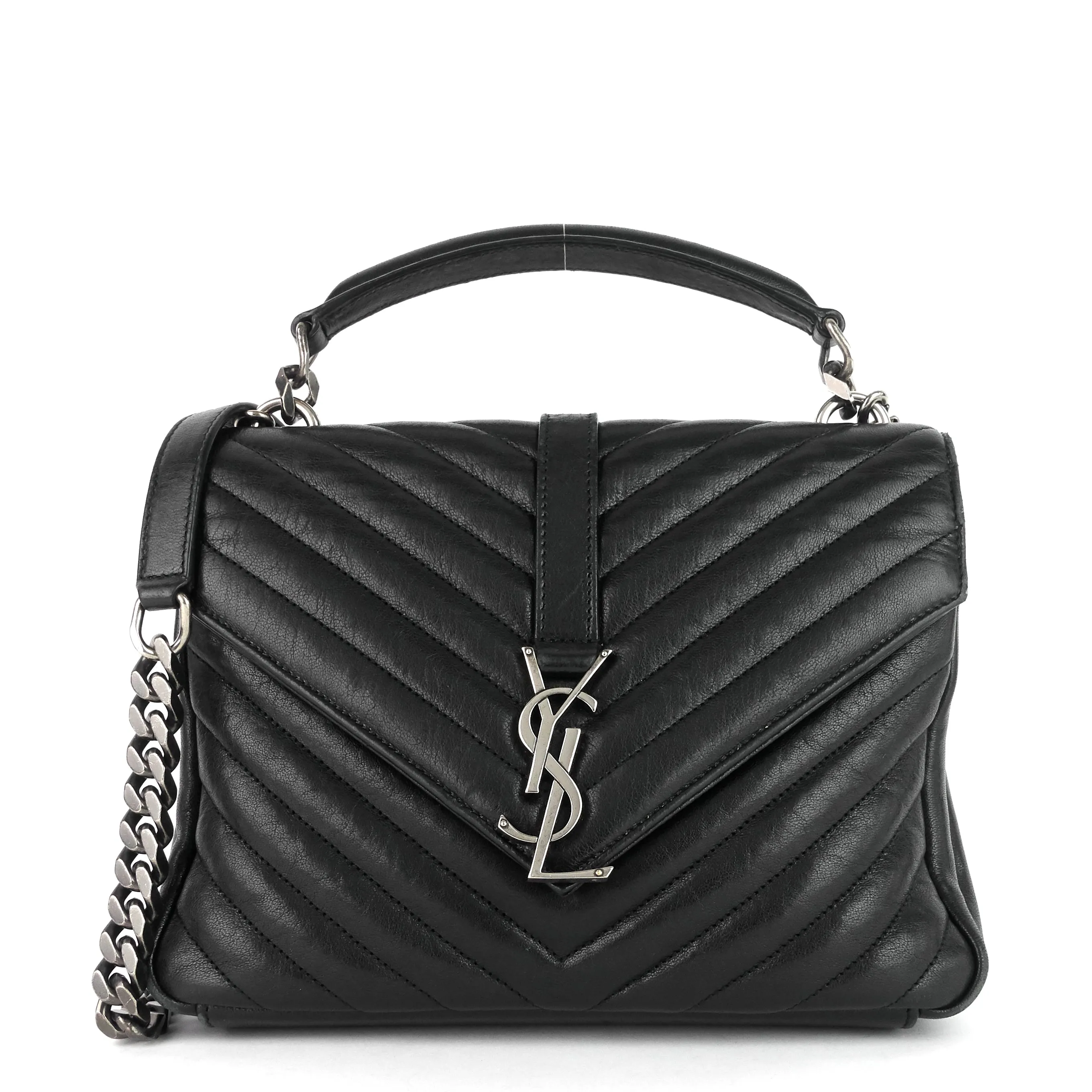 Saint Laurent Bags Monogram Collège Medium Matelassé Calfskin Bag