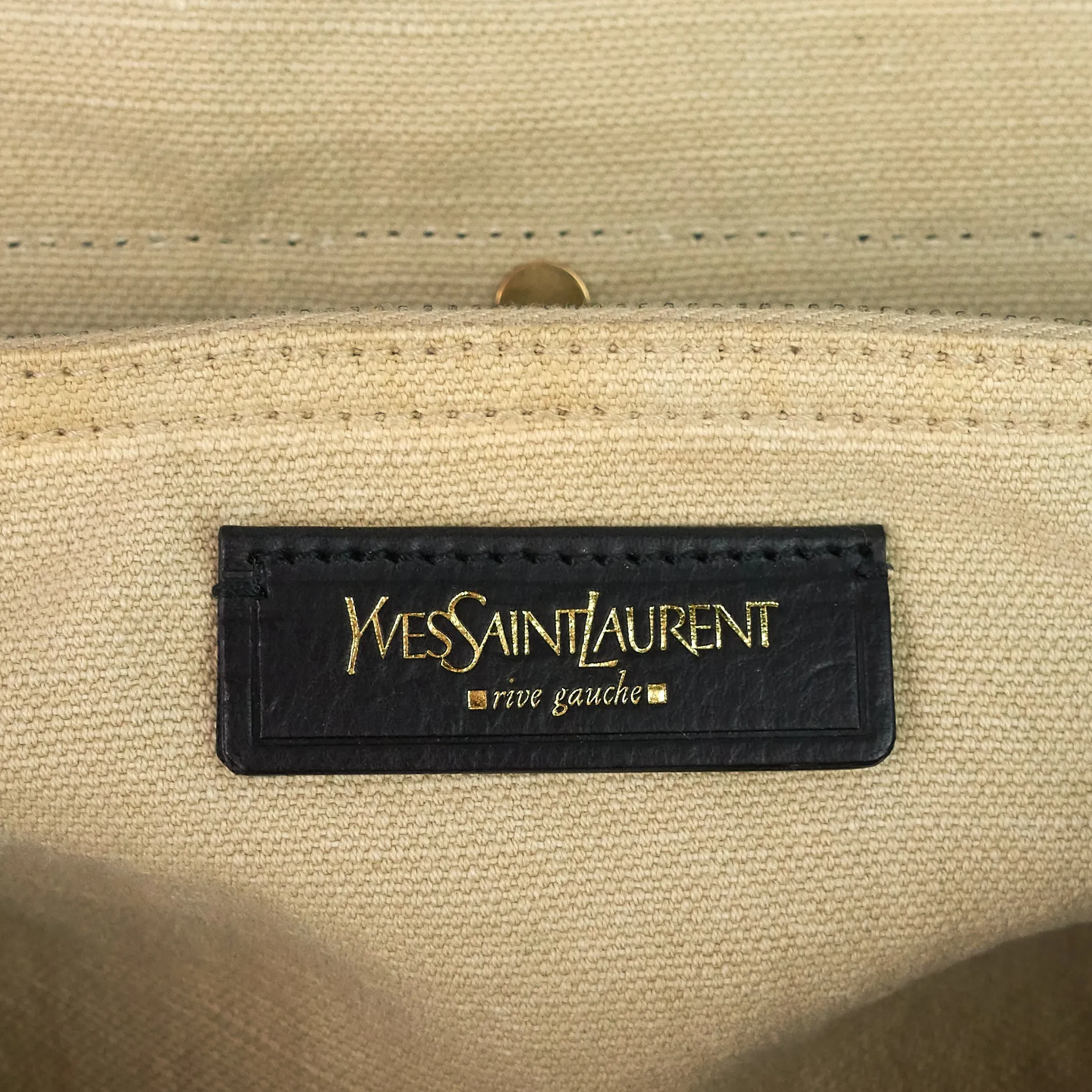 Saint Laurent Bags Muse Two-Tone Leather, Suede and Canvas Handbag