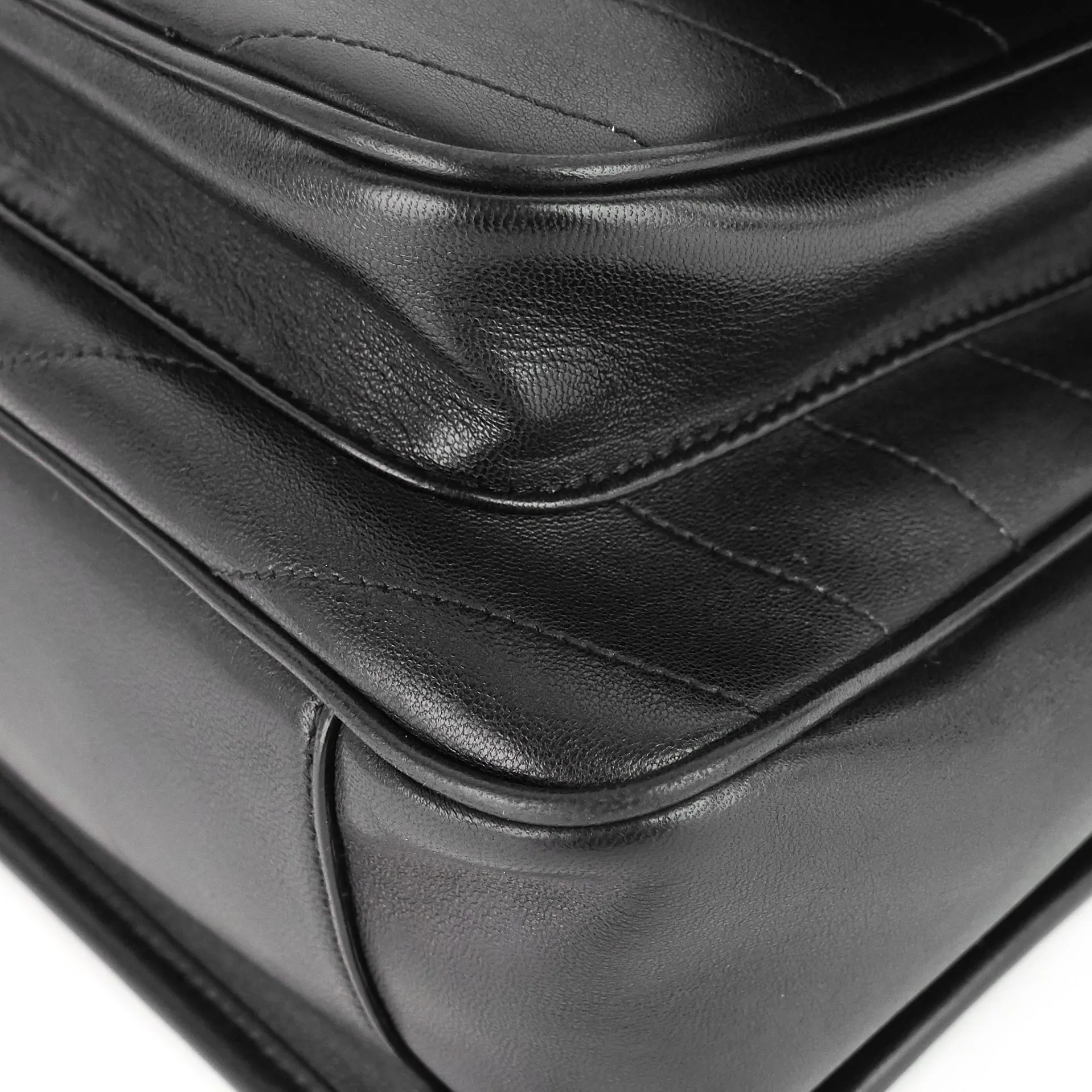 Saint Laurent Bags Niki Medium Lambskin Leather Shoulder Bag