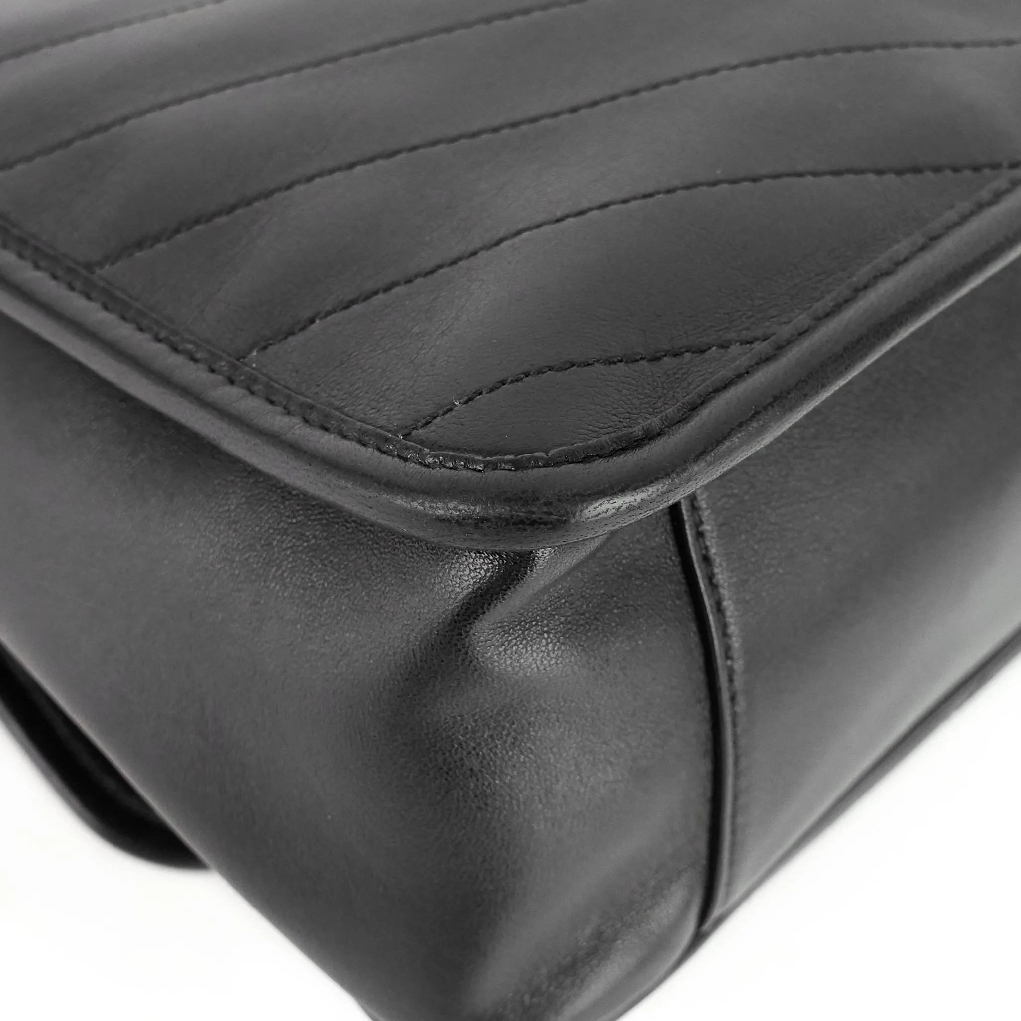 Saint Laurent Bags Niki Medium Lambskin Leather Shoulder Bag