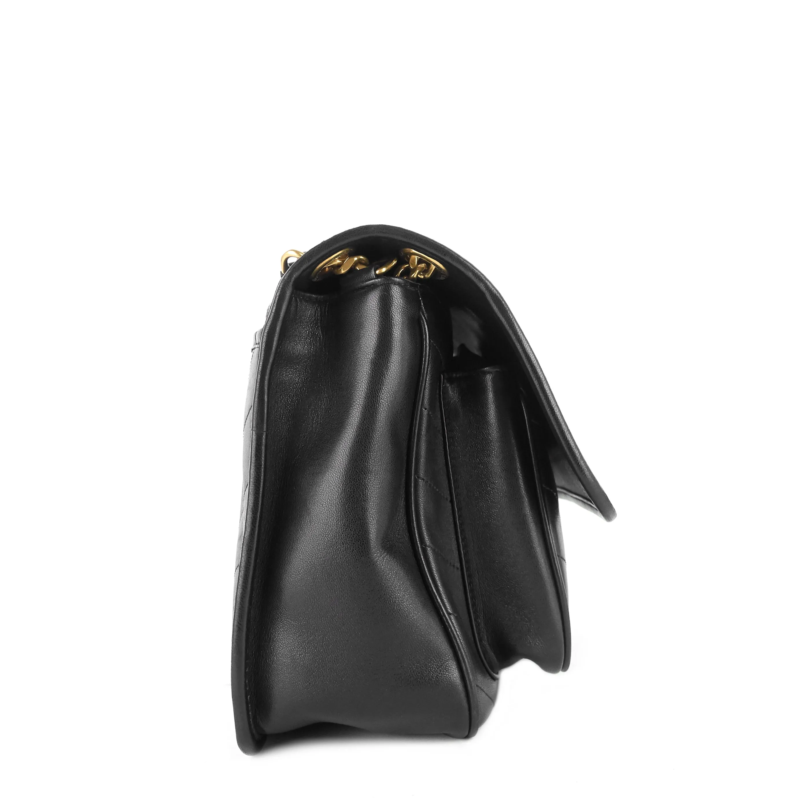 Saint Laurent Bags Niki Medium Lambskin Leather Shoulder Bag