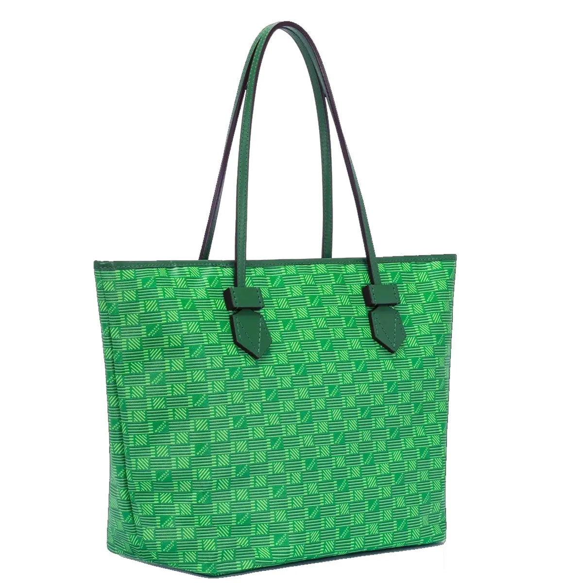 Saint Tropez Zip Tote GM, Green Moreau Bags
