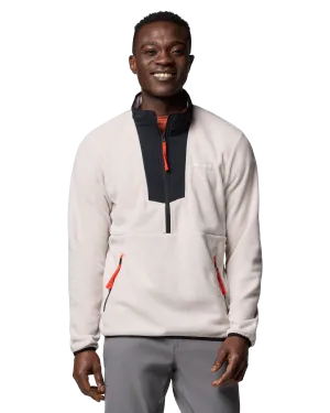 Sequoia Grove Half Zip Fleece Jacket in Dark Stone & Black