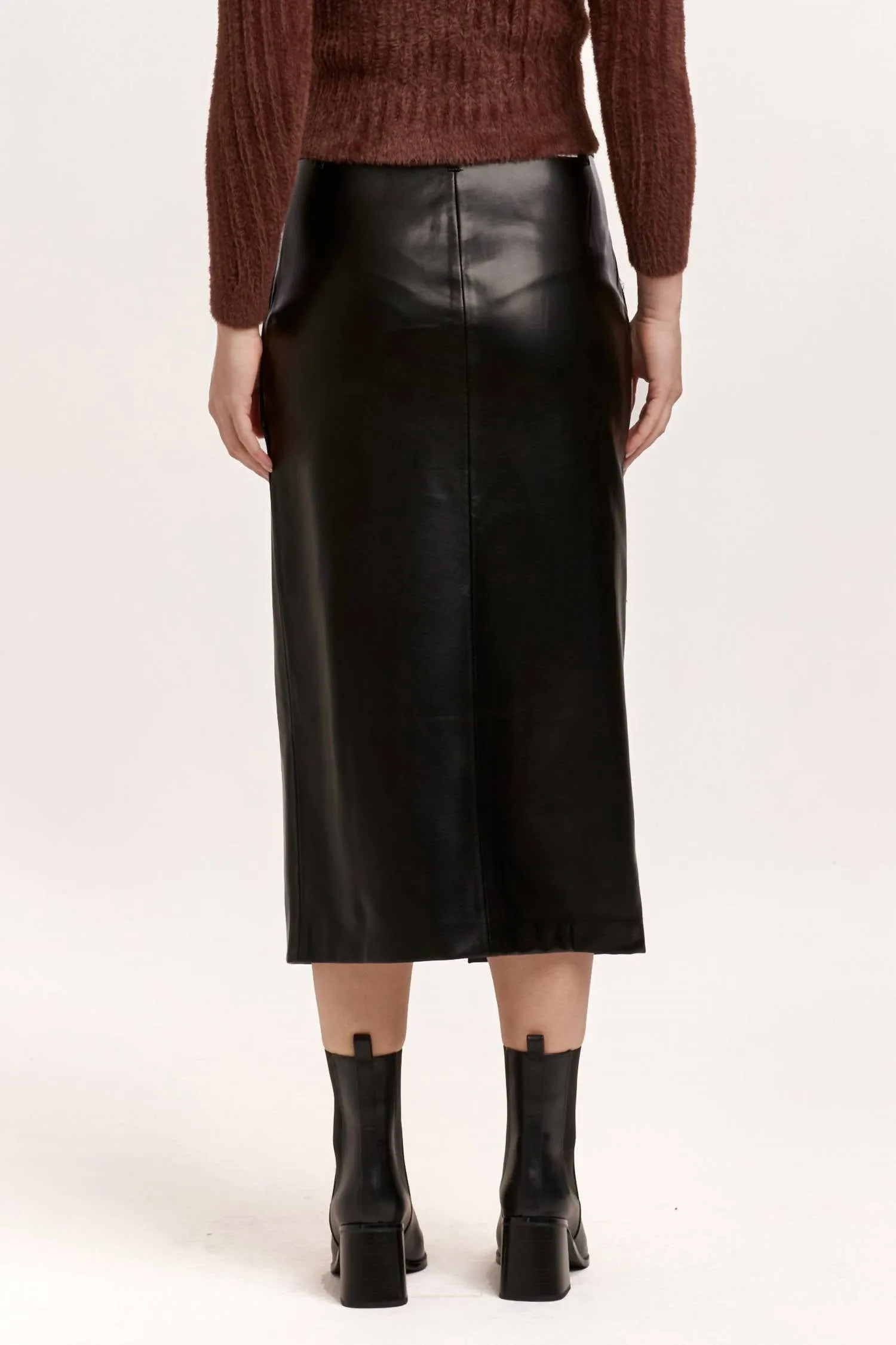 Sia Ballerina Length Skirt In Black