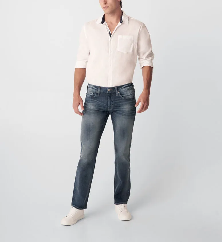 Silver Allan Classic Fit Straight Leg