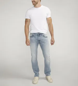 Silver Allan Slim Fit Straight Leg