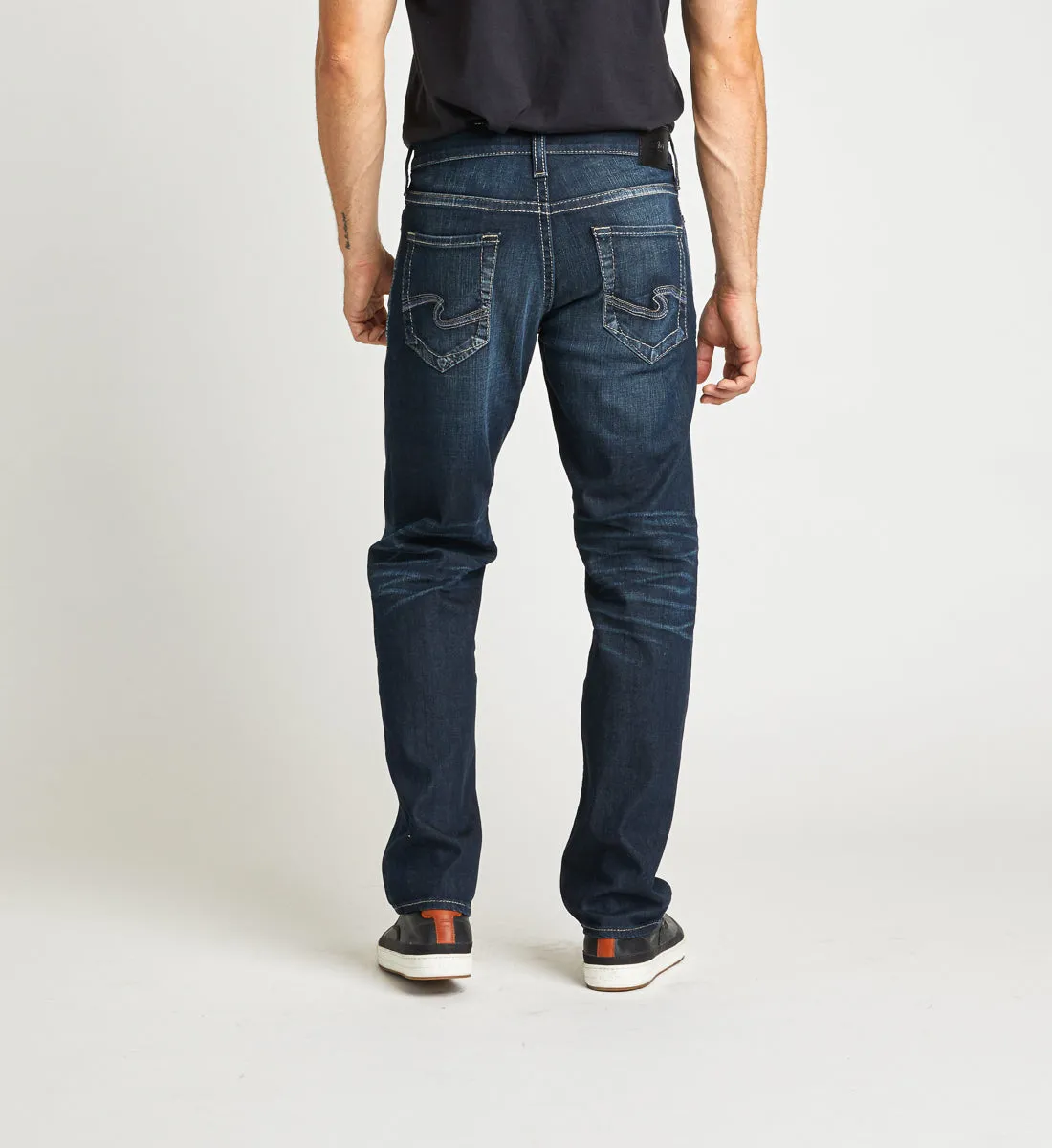Silver Eddie Relaxed Fit Taper Leg Jeans