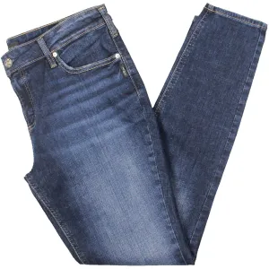 Silver Jeans Co. Womens Elyse Mid-Rise Comfort Fit Skinny Jeans