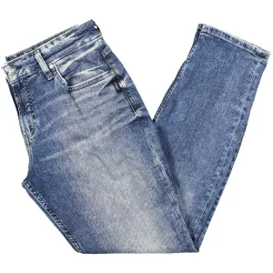 Silver Jeans Co. Womens   Medium Wash Mid Rise Boyfriend Jeans