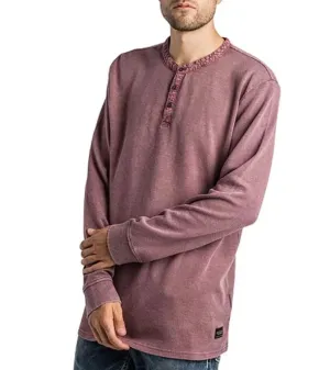 Silver Jeans Thermal Acid Wash Henley