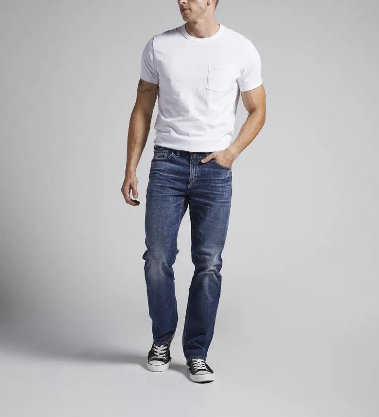 Silver Machray Athletic Fit Straight Leg