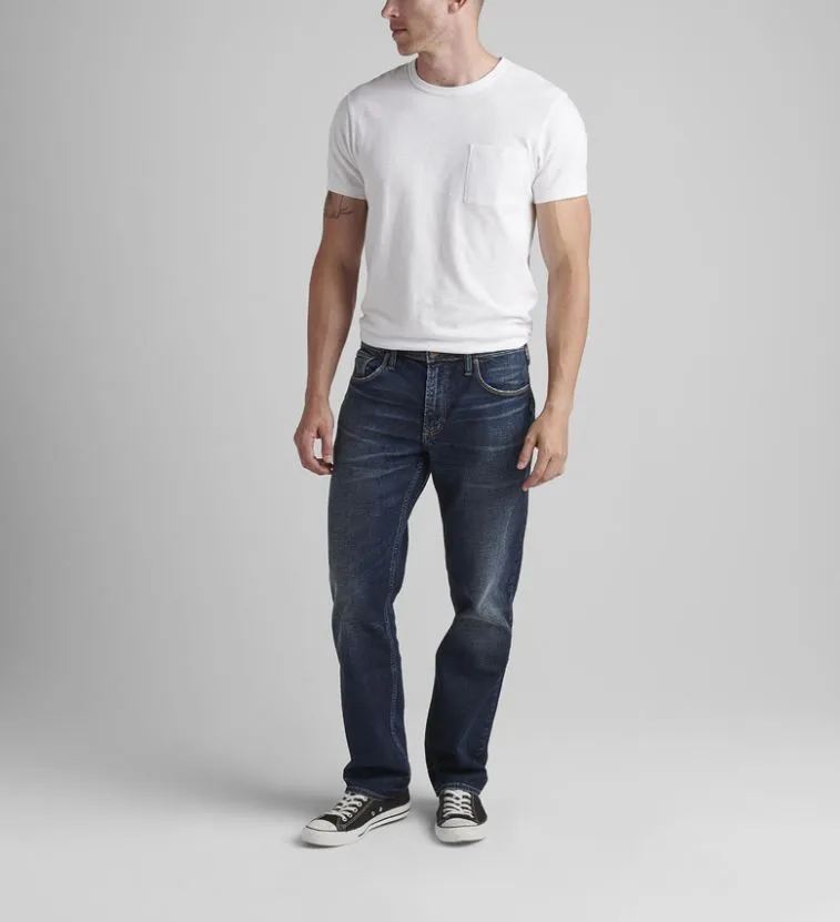 Silver Machray Classic Fit Stright Leg