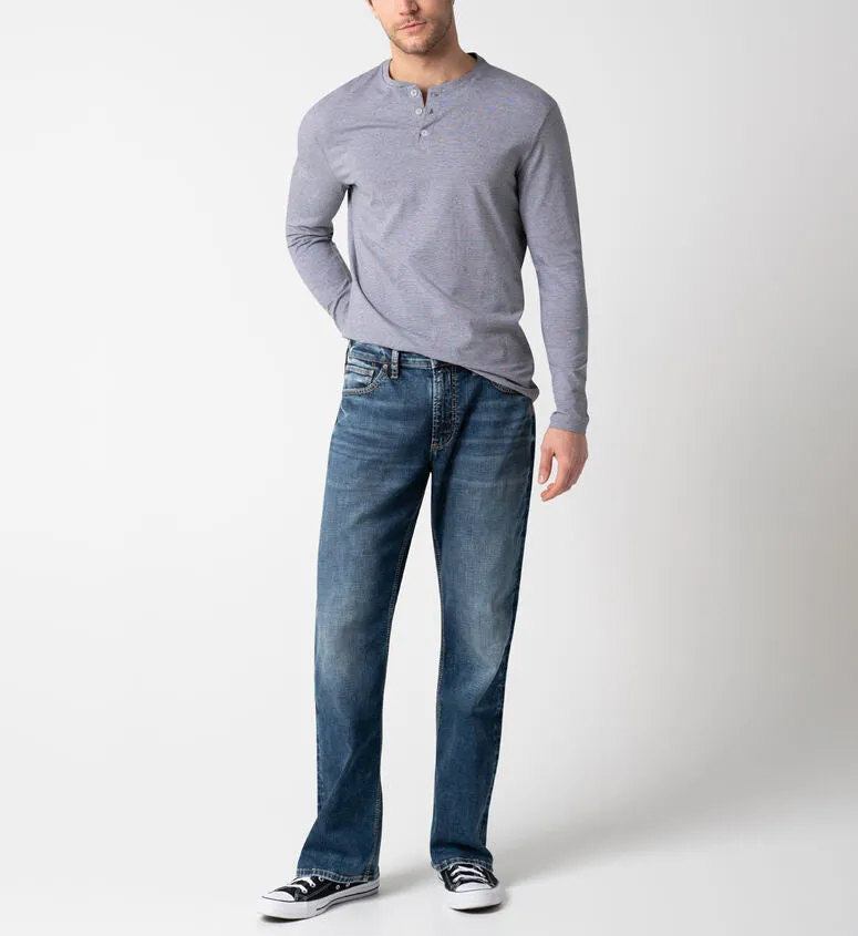 Silver Zac Relaxed Fit Straight Leg